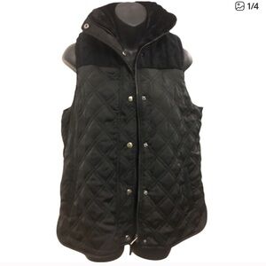 NWT Westbound Fully Faux Fur Lined Puffy Vest. S